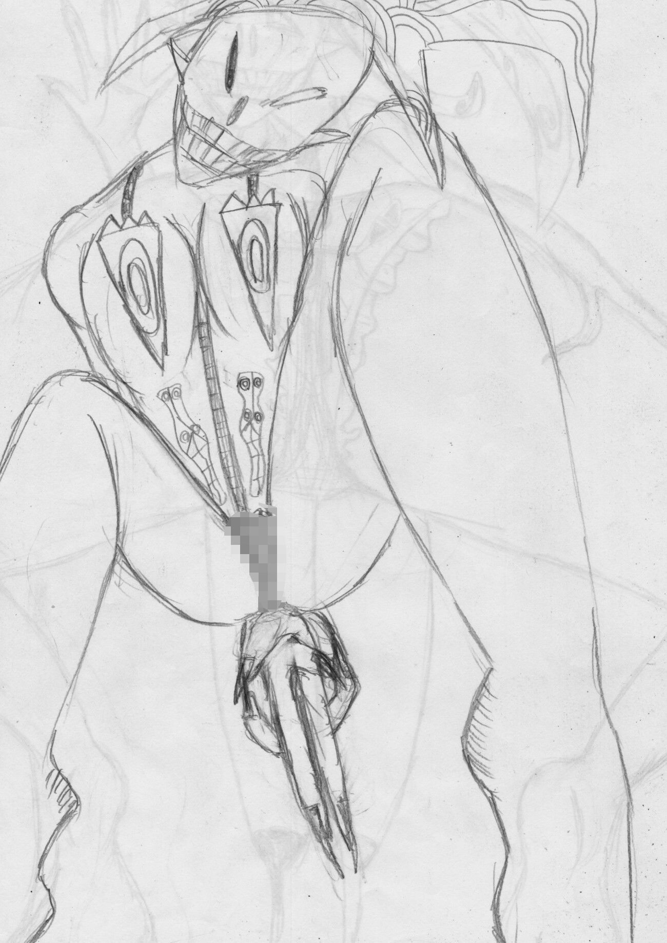 黒よりも黒いエロティックホラー黒戯絵集「マネキンポーズ9」 画像2