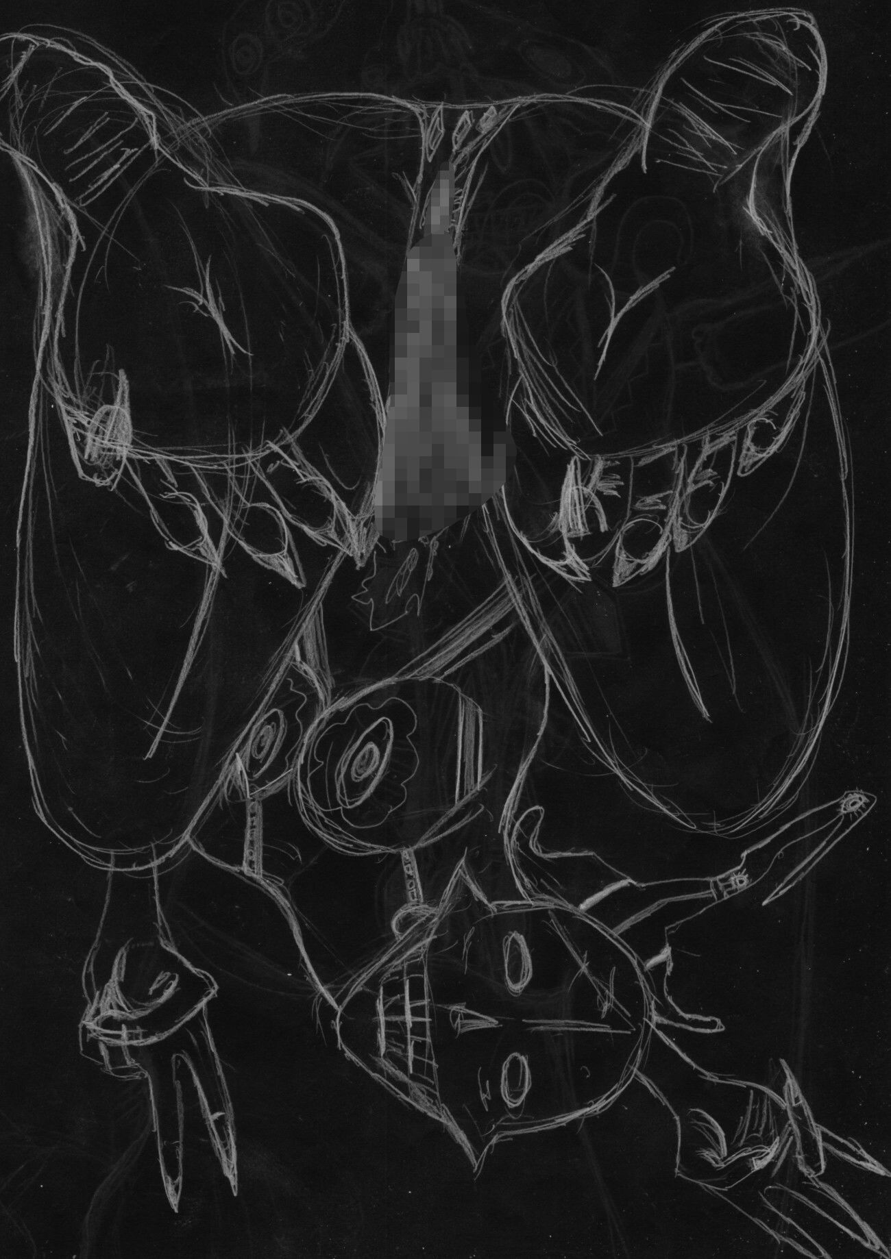 黒よりも黒いエロティックホラー黒戯絵集「マネキンポーズ9」 画像7